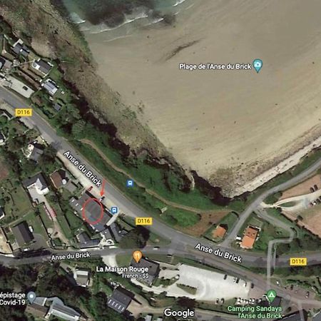 Au Petit Brick - Cosy Beachfront House Maupertus-sur-Mer Eksteriør bilde